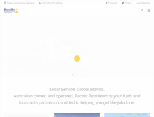 Tablet Screenshot of pacificpetroleum.com.au